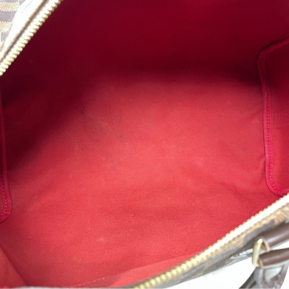 114 Pre Owned Authentic Louis Vuitton Damier Ebene Speedy 35 Bandouliere SP1144 - Picture 7 of 16